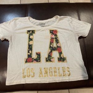 LA cropped shirt